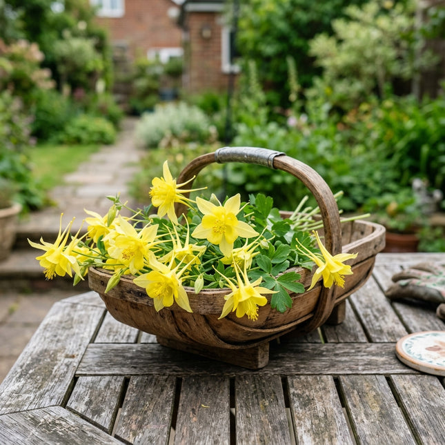 100 Golden Yellow Columbine Aquilegia Seeds for Planting - Heirloom Seed Blend for Home Garden