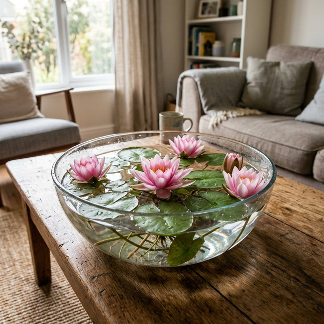 10 Pink Bowl Lotus Seeds for Planting - Premium Indoor Aquatic Micro Lotus Seeds for Water Bowls and Ponds