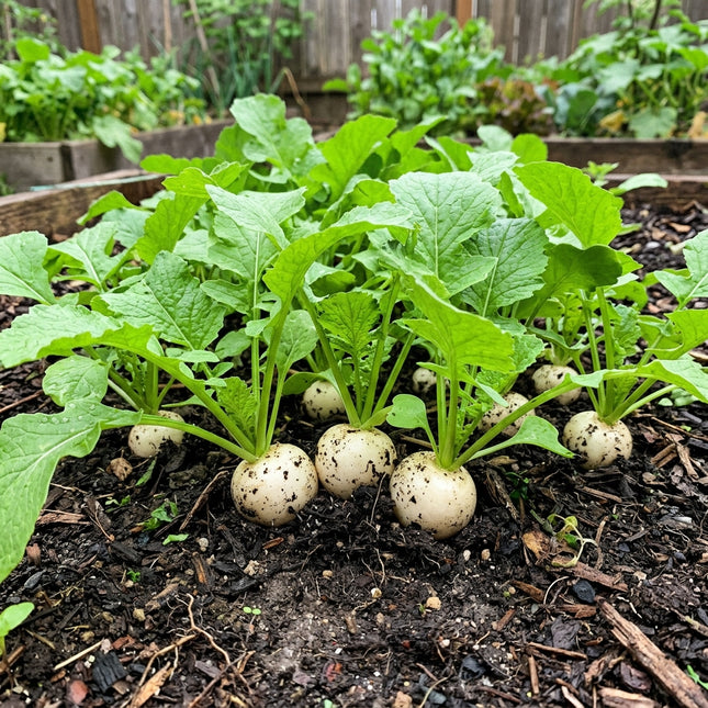 Hailstone White Radish Seeds - 400 Seeds