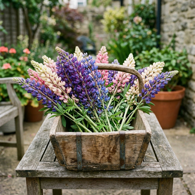 100 Russell Mixed Lupine Seeds for Planting - Heirloom Seed Blend for Home Garden