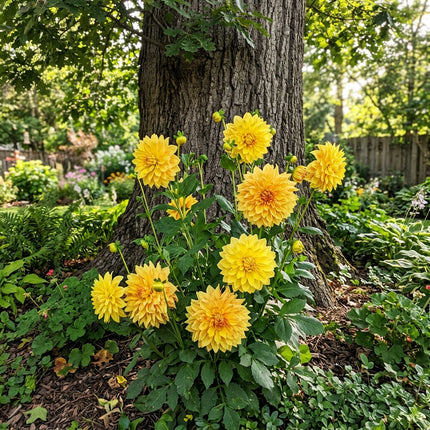 Fresh 50 Dinnerplate Yellow Dahlia Seeds for Home Gardening - Cut Flower Arrangements, Stunning Yard Decor, for Home Garden