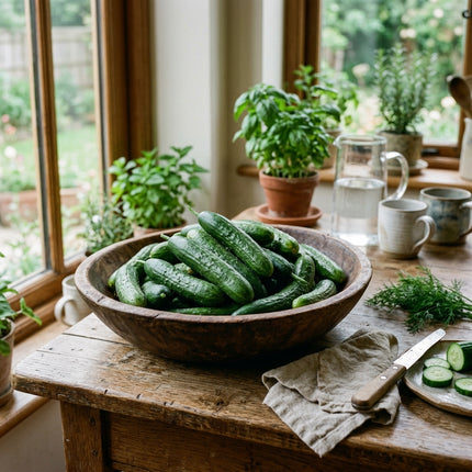 50 Persian Cucumber Seeds for Planting - Premium Heirloom Persian Cucumber Seeds for Home Garden