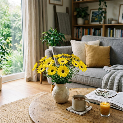 50 Bright Yellow South African Marigold Seeds for Planting - Cheerful Osteospermum - Beautiful Daisy-like Cut Flowers