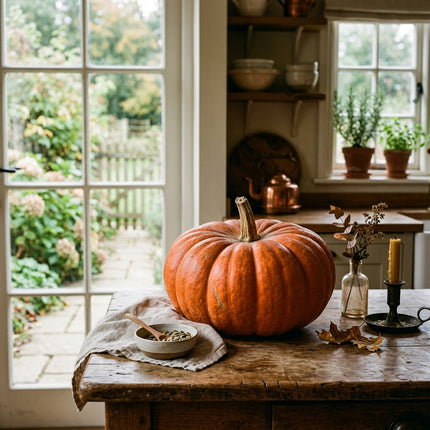 15 Cinderella Pumpkin Seeds for Planting - Premium Heirloom Cinderella Pumpkin Seeds for Home Garden