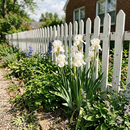 50 Count White Iris Seeds - Beginner Friendly Planting, Heirloom Floral Blooms, Vibrant Floral Display