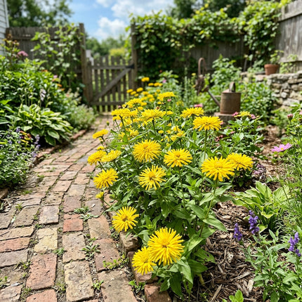 100 Cactus Yellow Zinnia Seeds Easy to Grow - Premium Heirloom Seeds, Cut Flower Arrangements