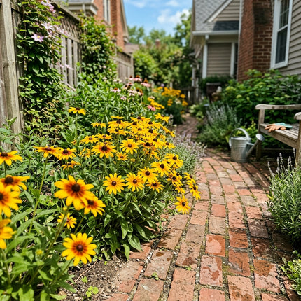 Fresh 300 Amber Black Eyed Susan Seeds for Home Gardening - Cut Flower Arrangements, Stunning Yard Decor, for Home Garden