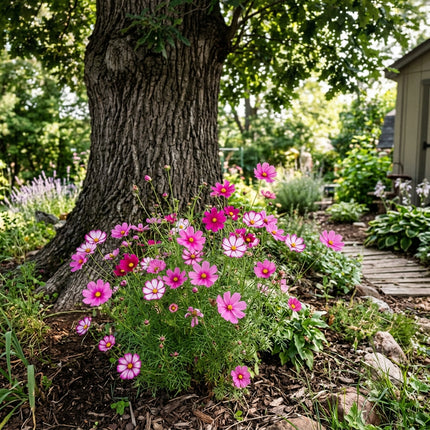 100 Pink Cosmos Seeds Nature Inspired Landscape - Premium Heirloom Seeds, Fast Growing