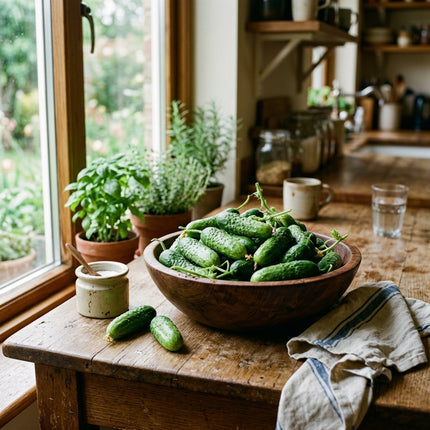 50 Mini Fruit Cucumber Seeds for Planting - Premium Heirloom Mini Fruit Cucumber Seeds for Home Garden