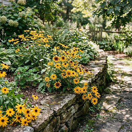 300 Green Black Eyed Susan Seeds for Home Garden - Stunning Yard Decor, Fast Growing