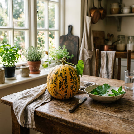 80 Striped Tiger Melon Seeds for Planting - Premium Heirloom Striped Tiger Melon Seeds for Home Garden