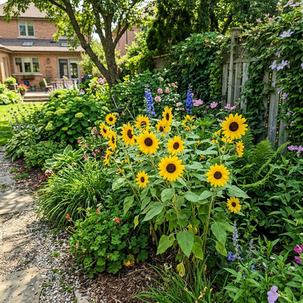 Elegant 100 Sunflower Flower Seeds, Suntastic - Cut Flower Arrangements, for Planting, for Garden Borders