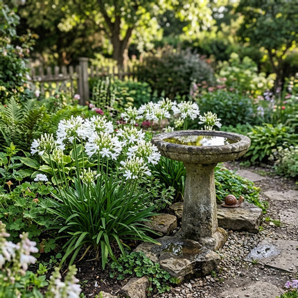 50 Dwarf White African Lily Seeds for Home Garden - Stunning Yard Decor, Fast Growing
