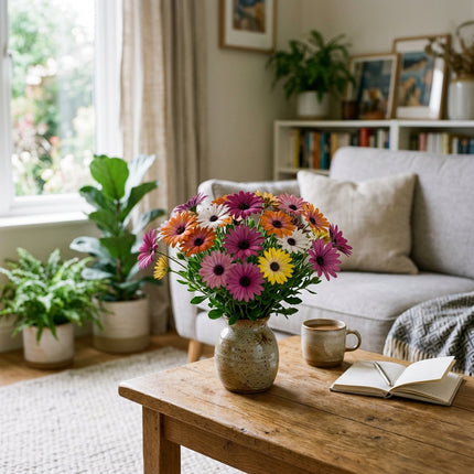 50 South African Marigold Seeds for Planting - Vibrant Osteospermum Mix - Beautiful Daisy-like Cut Flowers