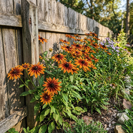 Striking 300 Black Eyed Susan Flower Seeds, Copper - Cut Flower Arrangements, Nature Inspired Landscape, Stunning Yard Decor