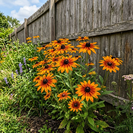 Gorgeous 300 Black Eyed Susan Flower Seeds, Tiger Eye - Vibrant Floral Display, Nature Inspired Landscape, Beginner Friendly Planting
