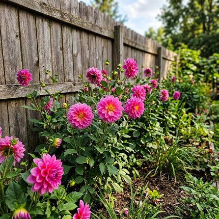 50 Count Waterlily Pink Dahlia Seeds - Stunning Yard Decor, Nature Inspired Landscape, Drought Tolerant
