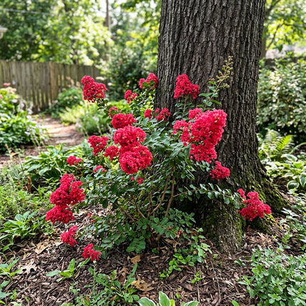 100 Count Watermelon Red Crape Myrtle Seeds - Stunning Yard Decor, Heirloom Floral Blooms, Cut Flower Arrangements