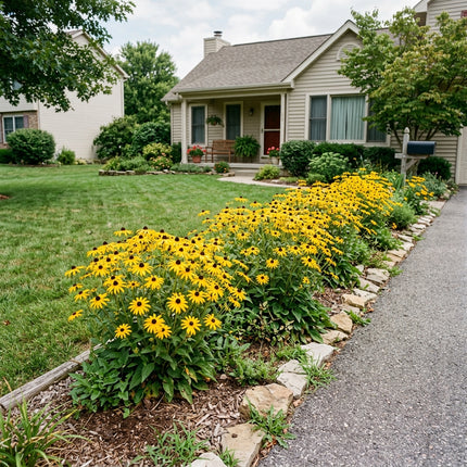 100 Black-Eyed Susan Rudbeckia Seeds for Planting - Heirloom Seed Blend for Home Garden