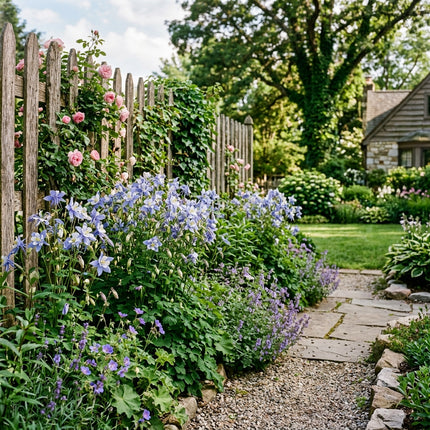 350 Blue Columbine Seeds for Planting - Vibrant Heirloom Perennial Garden Floral Decor, Easy to Grow Outdoor Landscape Blooms, Beautiful Columbine Plants