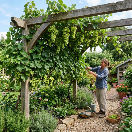 100 Green Seedless Grape Seeds for Planting - Premium Green Seedless Grape Seeds for Home Garden