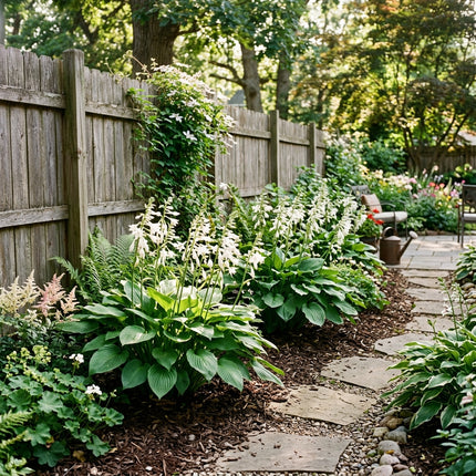 50 White Flowering Hosta Seeds for Planting - Beautiful Garden Plants - Easy to Grow
