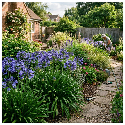 35 Blue African Lily Seeds for Planting - Premium Heirloom Blue African Lily Seeds for Home Garden