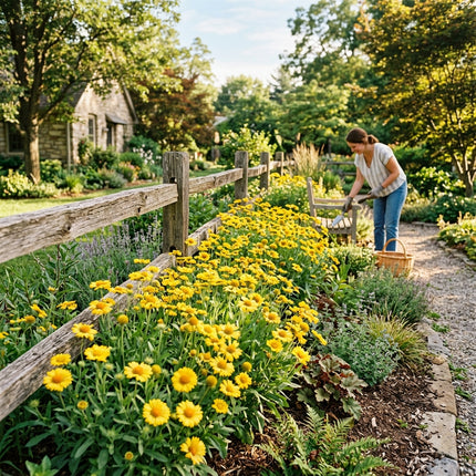 100 Yellow Gaillardia Seeds for Planting - Vibrant Heirloom Perennial Garden Floral Decor, Easy to Grow Outdoor Landscape Blooms, Beautiful Gaillardia Plants