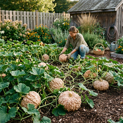 15 Peanut Pumpkin Seeds for Planting - Premium Heirloom Peanut Pumpkin Seeds for Home Garden