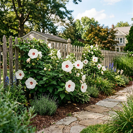 100 White Giant Hibiscus Seeds - Beautiful Garden Plants - Easy to Grow