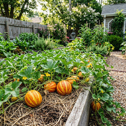 80 Striped Tiger Melon Seeds for Planting - Premium Heirloom Striped Tiger Melon Seeds for Home Garden