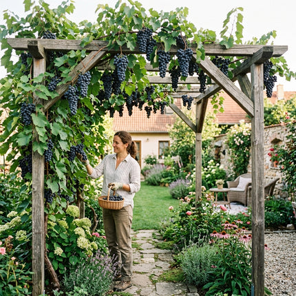100 Summer Black Purple Grape Seeds for Planting - Premium Summer Black Purple Grape Seeds for Home Garden