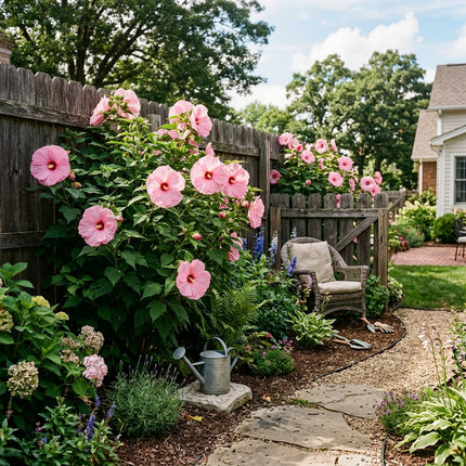 100 Pink Giant Hibiscus Seeds - Beautiful Garden Plants - Easy to Grow