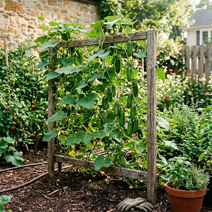 50 Mini Fruit Cucumber Seeds for Planting - Premium Heirloom Mini Fruit Cucumber Seeds for Home Garden
