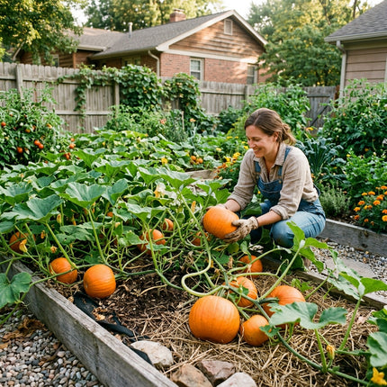 15 Sugar Pie Pumpkin Seeds for Planting - Premium Heirloom Sugar Pie Pumpkin Seeds for Home Garden