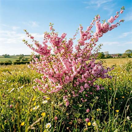 Spectacular 10 Flowering Almond Flower Seeds, Rose - Drought Tolerant, Nature Inspired Landscape, Beginner Friendly Planting