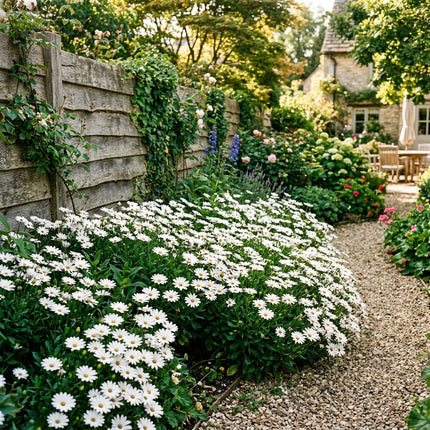 50 Crisp White South African Marigold Seeds for Planting - Elegant Osteospermum - Beautiful Daisy-like Cut Flowers