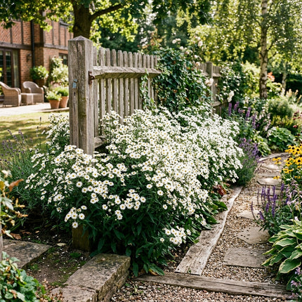 50 White Aster Seeds for Planting - Vibrant Heirloom Perennial Garden Floral Decor, Easy to Grow Outdoor Landscape Blooms, Beautiful Aster Plants