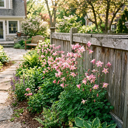 350 Pink Columbine Seeds for Planting - Vibrant Heirloom Perennial Garden Floral Decor, Easy to Grow Outdoor Landscape Blooms, Beautiful Columbine Plants