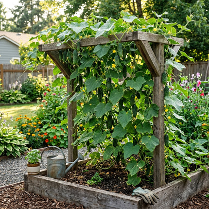 50 Pickling Cucumber Seeds for Planting - Premium Heirloom Pickling Cucumber Seeds for Home Garden
