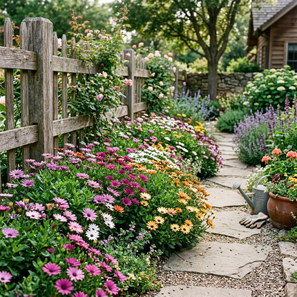 50 South African Marigold Seeds for Planting - Vibrant Osteospermum Mix - Beautiful Daisy-like Cut Flowers