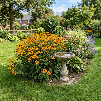 Vibrant 300 Black Eyed Susan Flower Seeds, Giant Gold - Cut Flower Arrangements, Outdoor Patio Decor, Beginner Friendly Planting