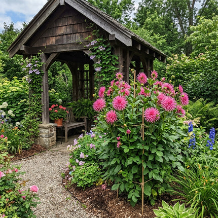 Breathtaking 50 Dahlia Flower Seeds, Cactus Pink - Beautiful Perennial Flowers, Heirloom Floral Blooms, Beginner Friendly Planting