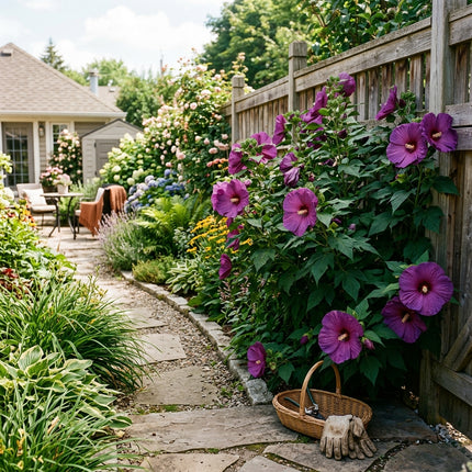100 Purple Giant Hibiscus Seeds - Beautiful Garden Plants - Easy to Grow