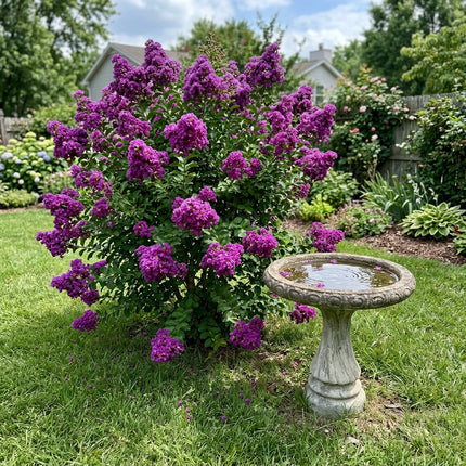 100 Count Giant Purple Crape Myrtle Seeds - Beginner Friendly Planting, Easy to Grow, Vibrant Floral Display