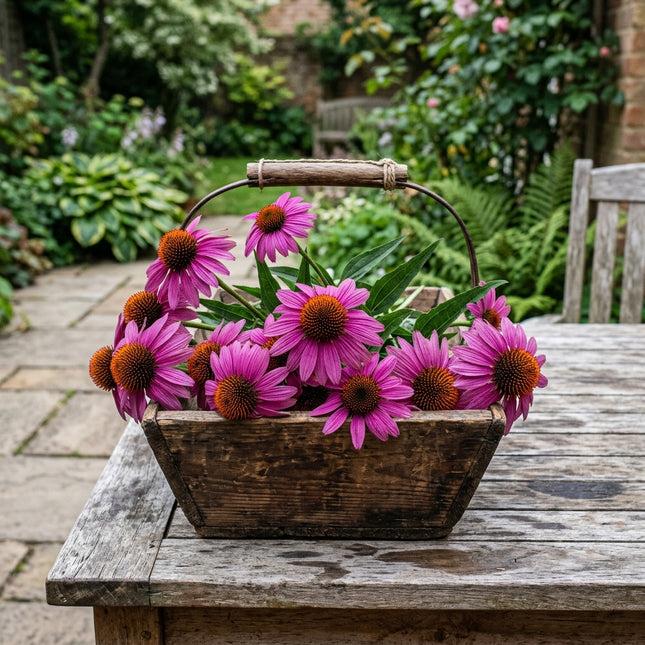 100 Purple Echinacea Seeds for Planting - Heirloom Purple Echinacea Flower Seeds for Home Garden