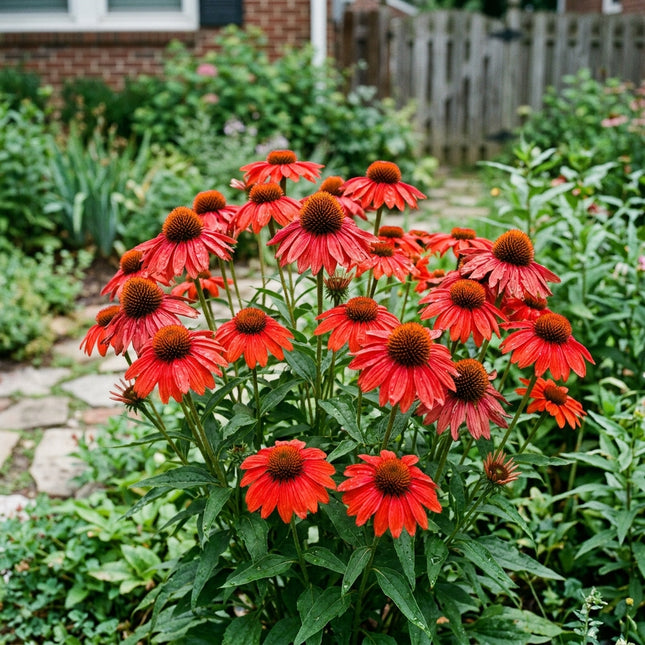 100 Red Echinacea Seeds for Planting - Heirloom Red Echinacea Flower Seeds for Home Garden
