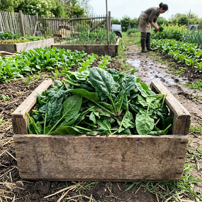 Bloomsdale Savoy Spinach Seeds - 1,100 Seeds