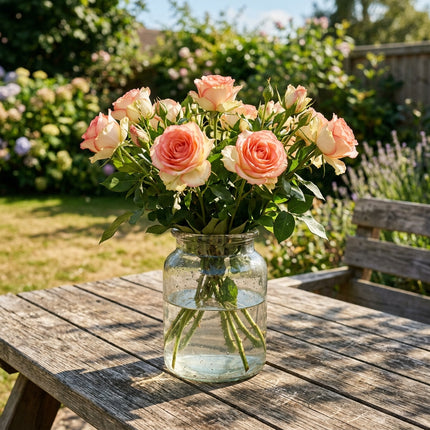 50 Premium Bicolor Rose Seeds - Beautiful Garden Flowers for Planting