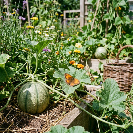 25 Charentais Melon Seeds for Planting - Premium Heirloom Charentais Melon Seeds for Home Garden